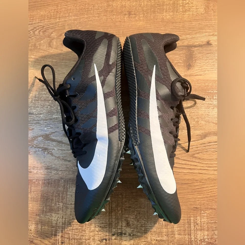 Nike Zoom Rival S Black and White Track and Field Mens‎ Running Shoes Size 12